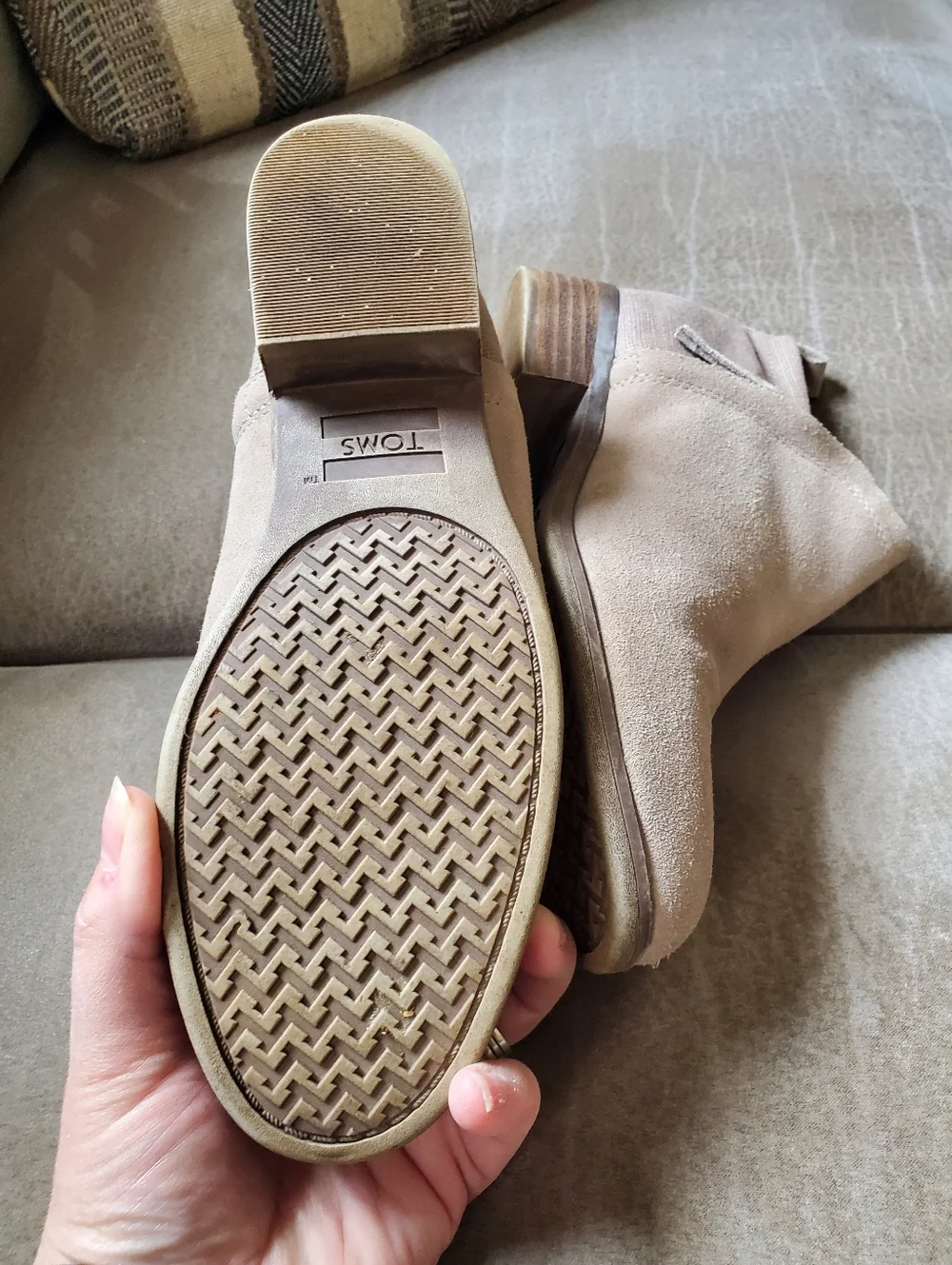 TOMS Deia Suede Bootie Womens Size 7